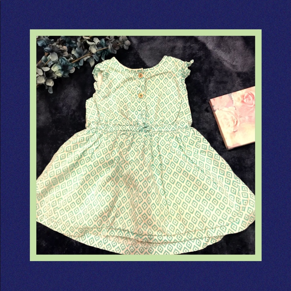 3for20 🧘🏼‍♀️Carter’s baby girl teal light dress.